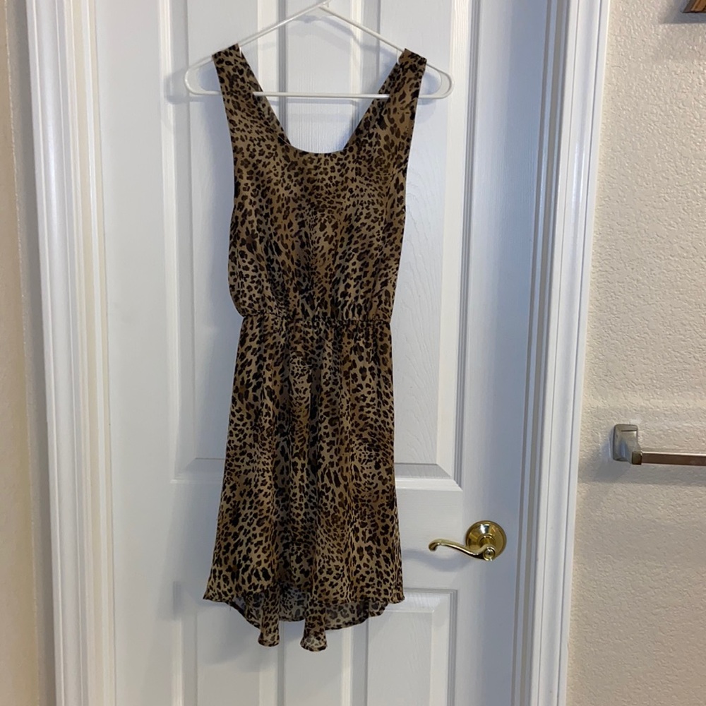 Francesca’s leopard dress